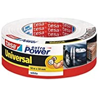 tesa TE56389-00002-06 Cinta americana Extra Power UNIVERSAL 50mx50mm blanca- Standard- 50m x 50mm